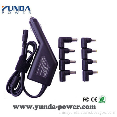 high quality 90W Universal Laptop Adapter for car with 8 Connectors car charger